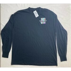 Vitriol Long Sleeve T-Shirt Adult Medium Vicky Black Oversized